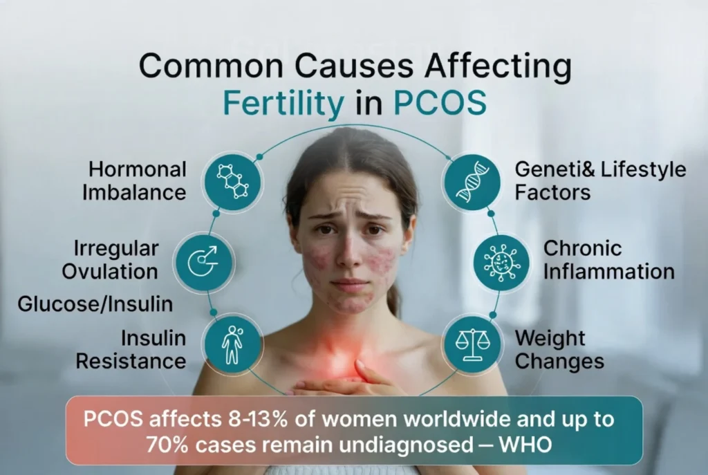 Common Causes Affecting Fertility in PCOS