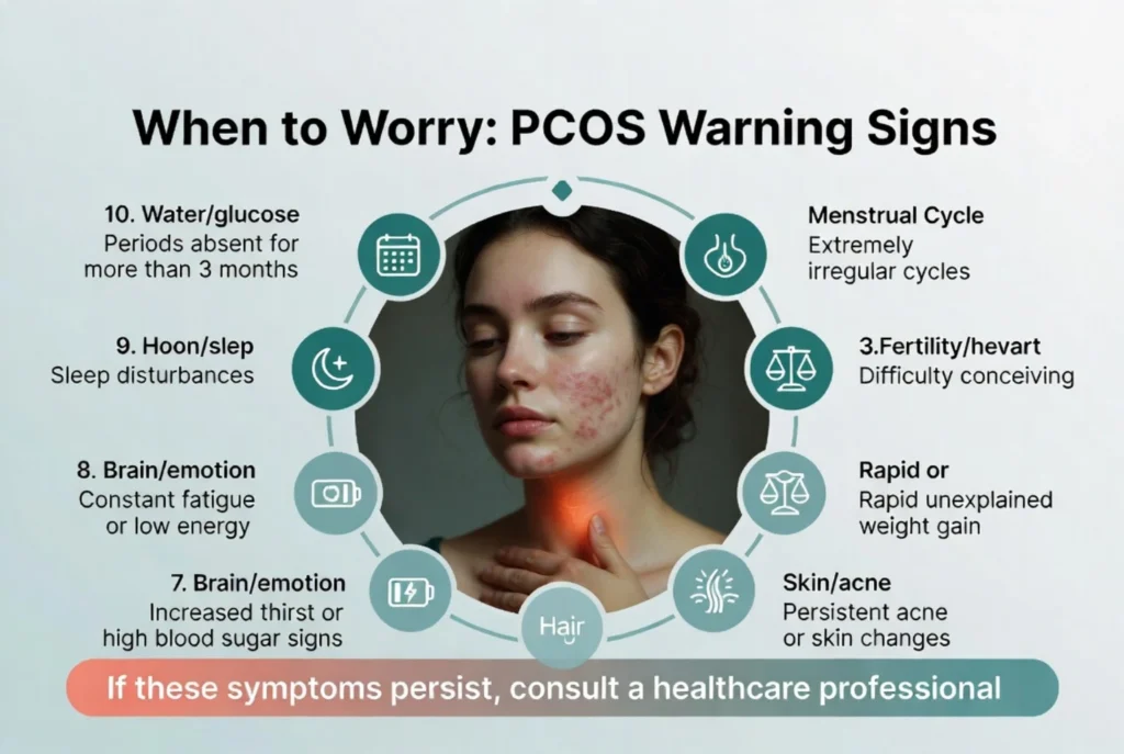 When to Worry : PCOS Warning Signs